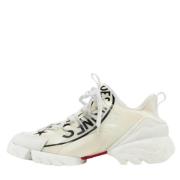 Dior Vintage Pre-owned Gummi sneakers White, Dam