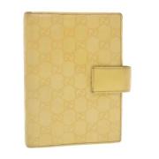 Gucci Vintage Pre-owned Laeder hem-och-kontorstillbehr Yellow, Dam