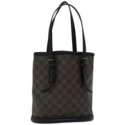 Louis Vuitton Vintage Pre-owned Canvas louis-vuitton-vskor Brown, Dam