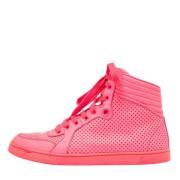 Gucci Vintage Pre-owned Laeder sneakers Pink, Dam