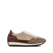 Hogan Läder Sneakers Beige Vit Brun Multicolor, Herr