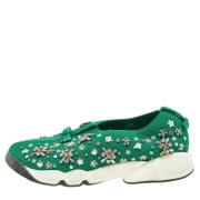 Dior Vintage Pre-owned Mesh sneakers Green, Dam