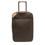 Louis Vuitton Vintage Pre-owned Belagd canvas resvskor Brown, Dam