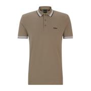 Boss Mäns Paddy Polo Beige Beige, Herr