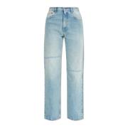 MM6 Maison Margiela Jeans med vintageeffekt Blue, Dam