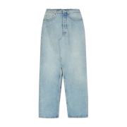 MM6 Maison Margiela Jeanskjol med vintage-effekt Blue, Dam