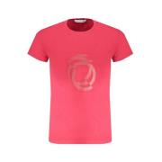 Trussardi Röd Bomull Tryck Logo T-shirt Red, Herr