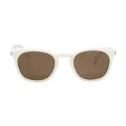 Yves Saint Laurent Vintage Pre-owned Plast solglasgon White, Dam