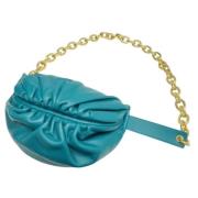 Bottega Veneta Vintage Pre-owned Tyg necessrer Blue, Dam