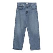 Agolde Regular Fit Denim Jeans Blue, Herr