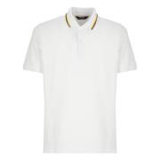 K-Way Polo Shirts White, Herr