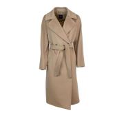 Max Mara Brun ullrock Kimonoärmar Brown, Dam