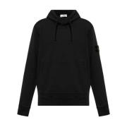 Stone Island Svarta Tröjor för Män Black, Herr