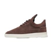 Filling Pieces Låg Topp Ekologisk Mocka Brun Brown, Herr