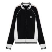 Palm Angels Dragkedja Cardigan Sweatshirt Black, Herr