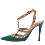 Valentino Vintage Pre-owned Laeder klackskor Green, Dam