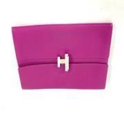 Hermès Vintage Pre-owned Laeder kuvertvskor Purple, Dam