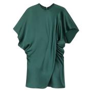 AZ Factory Elegant Satin Tee Shirt Green, Dam