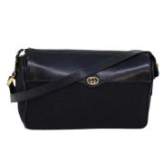 Gucci Vintage Pre-owned Canvas gucci-vskor Black, Dam