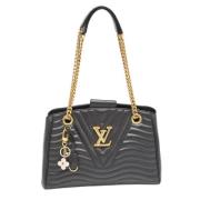 Louis Vuitton Vintage Pre-owned Laeder totevskor Black, Dam