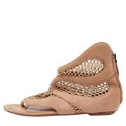 Alaïa Pre-owned Pre-owned Mesh lgskor Beige, Dam