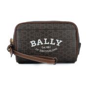 Bally Borse Clutch Brown, Dam