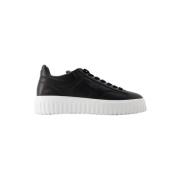 Hogan Laeder sneakers Black, Herr