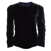 Isabel Marant Pre-owned Pre-owned Sammet toppar Black, Dam