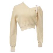 Jacquemus Pre-owned Pre-owned Ylle ytterklder Beige, Dam