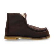 JW Anderson Ankelhöga snö stövlar Brown, Dam