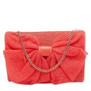 Valentino Vintage Pre-owned Raffia handvskor Orange, Dam