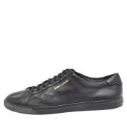 Yves Saint Laurent Vintage Pre-owned Laeder sneakers Black, Herr