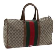 Gucci Vintage Pre-owned Canvas resvskor Beige, Dam