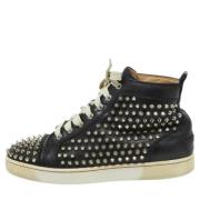 Christian Louboutin Pre-owned Pre-owned Laeder sneakers Black, Herr