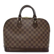 Louis Vuitton Vintage Pre-owned Canvas handvskor Brown, Dam