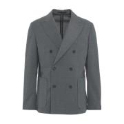 Paolo Pecora Grå Blazer Aw24 Herrkläder Gray, Herr