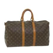 Louis Vuitton Vintage Pre-owned Canvas resvskor Brown, Dam