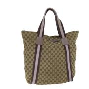 Gucci Vintage Pre-owned Canvas totevskor Multicolor, Dam