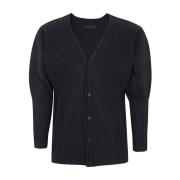 Issey Miyake Navy Basics Cardigan Blue, Herr