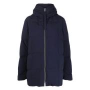 Jil Sander Midnight Quiltad Dunjacka Blue, Dam