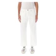 Golden Goose Vit Skate Denim Jeans Aw24 White, Herr