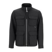 Moose Knuckles Teknisk Twill Field Jacket Black, Herr