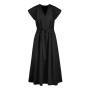 BomBoogie Midi Dresses Black, Dam