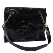 Chanel Vintage Pre-owned Laeder axelremsvskor Black, Dam