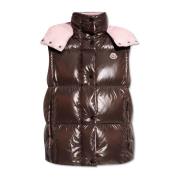 Moncler Dunväst 'Luzule' Brown, Dam