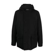 Woolrich Svart Arctic Anorak Parka Black, Herr