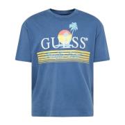 Guess Kortärmad T-shirt Blue, Herr