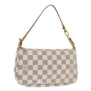 Louis Vuitton Vintage Pre-owned Canvas louis-vuitton-vskor White, Dam