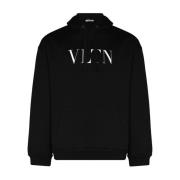 Valentino Garavani Svart Sweatshirt Aw24 Herrmode Black, Herr