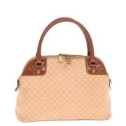 Celine Vintage Pre-owned Laeder handvskor Beige, Dam